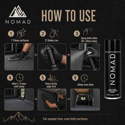 NOMAD High Heat Contact Adhesive Spray 500ml