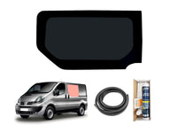 Nissan Primastar (2001-2014) Passenger Side Fixed Window Privacy Camper Glass with Fitting Kit