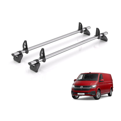 VW Transporter T5 (2002-2015) - Rhino Kammbar Fleet Roof Bars