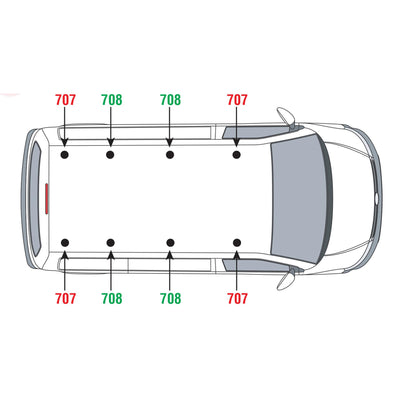 VW Transporter (2015-2024) - Van Guard Ulti Roof Rack