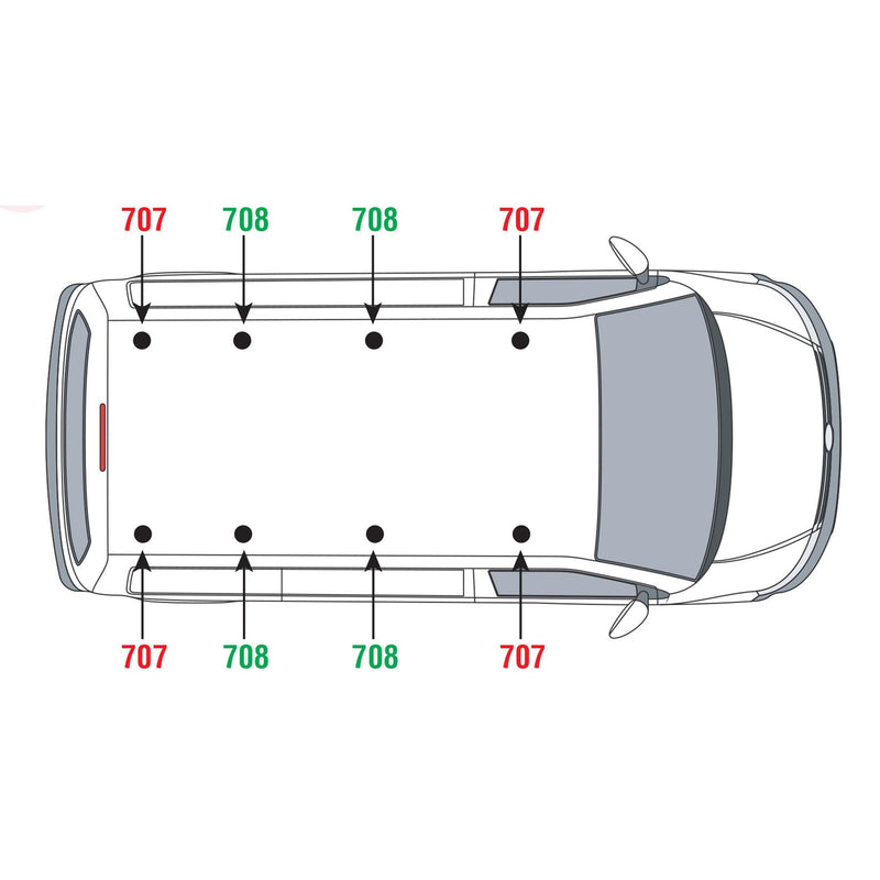 VW Transporter (2015-2024) - Van Guard Ulti Roof Rack