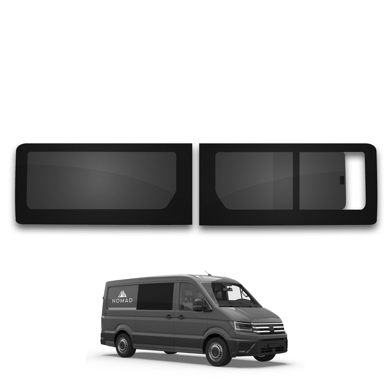 VW Crafter (2017-) Driver Opening Passenger Fixed Side Windows Privacy Camper Glass