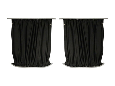 LH Sliding Door RH Panel Rear Door Black Out Curtain Kit
