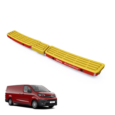 Toyota ProAce (2016-2024) Yellow Triple AccessStep - With Reverse Sensors