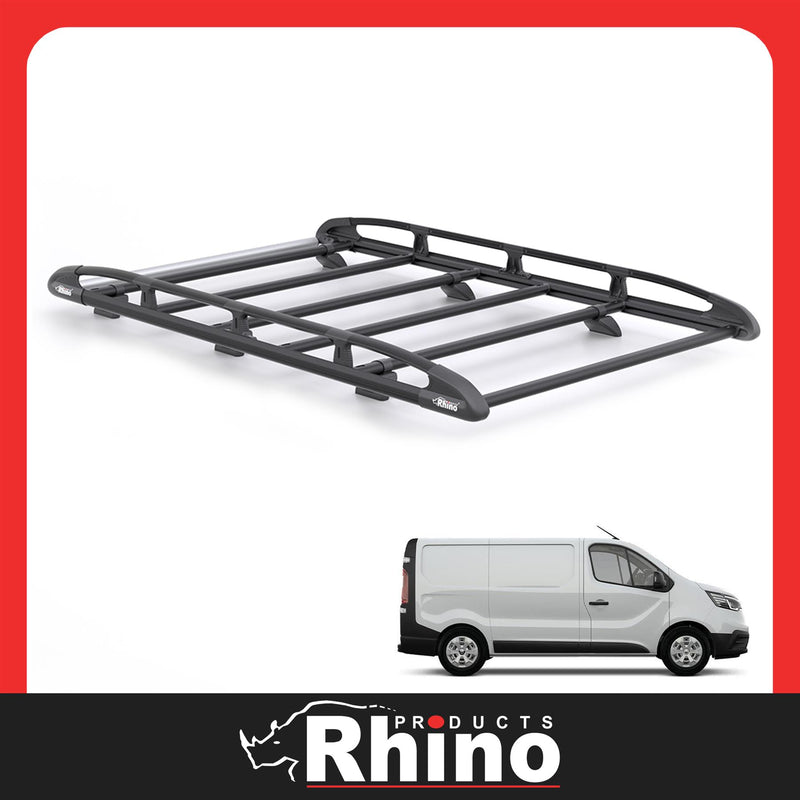 Renault Trafic (2014-) - Rhino KammRack Black Roof Rack