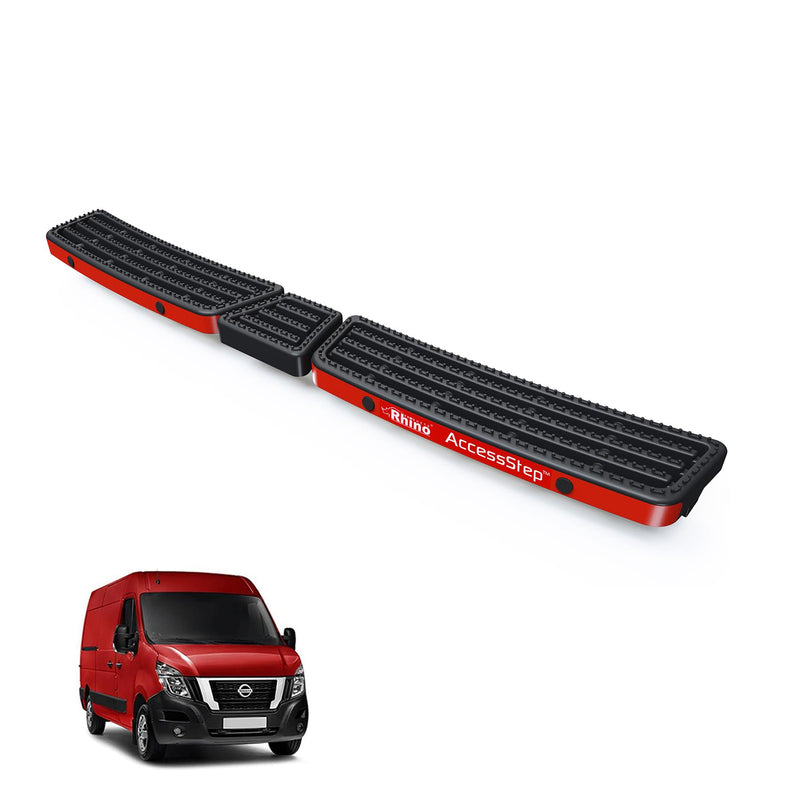Nissan NV400 (2010-2021) Black Triple AccessStep - With Reverse Sensors
