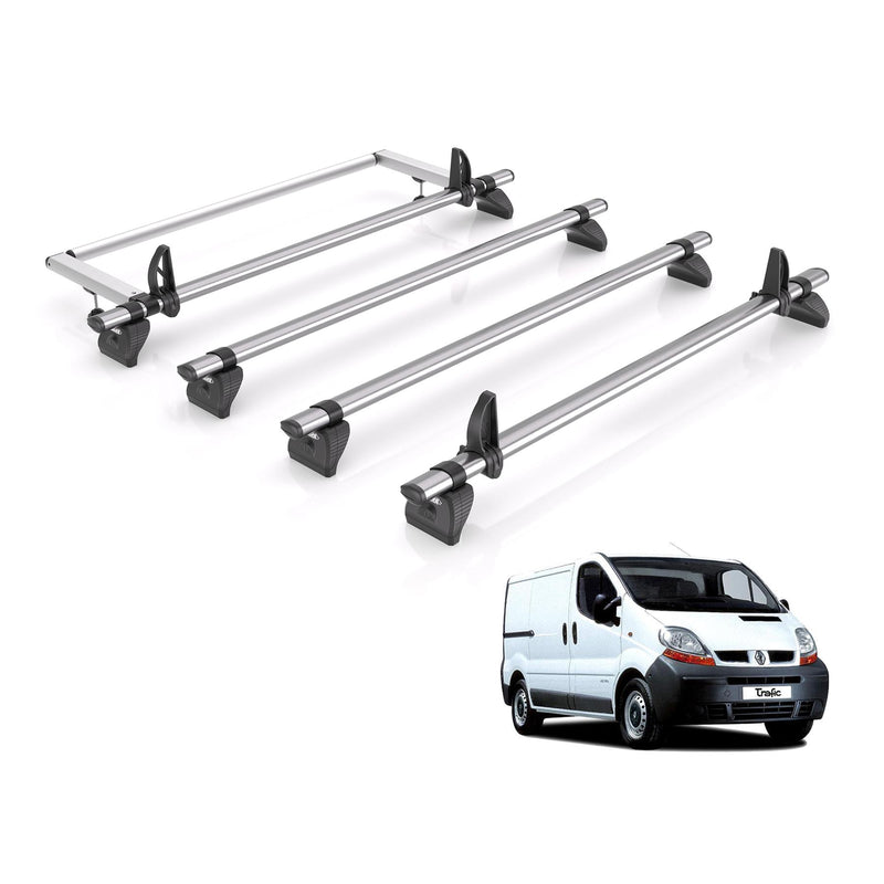 Rhino Kammbar Fleet 4 Bar And Rear Roller Bundle For Renault Trafic (2001-2014)