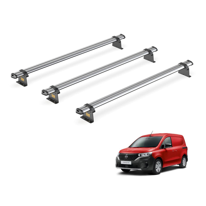 Van Guard Ulti Bar Trade 3 Bars Roof Rack For The Nissan Townstar 2022+