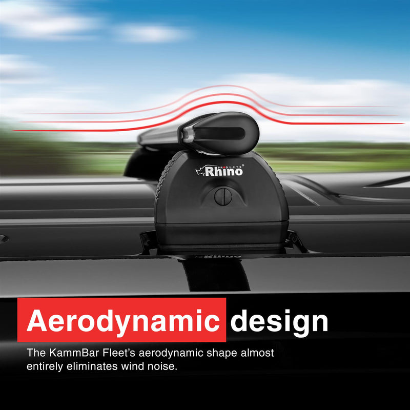 Peugeot Partner (2018-) - 3 Rhino Kammbar Fleet Roof Bars (Steel)