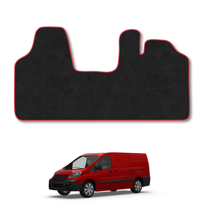 Fiat Scudo (2007-2016) Carpet Floor Mat Red Trim