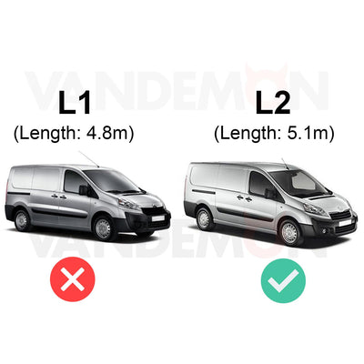 Peugeot Expert (2007-2016) - Rhino Kammrack Roof Rack