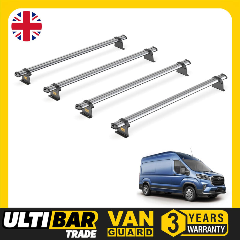 Van Guard Ulti Bar Trade 4 Bars Roof Rack For The Maxus Deliver 9 2020+