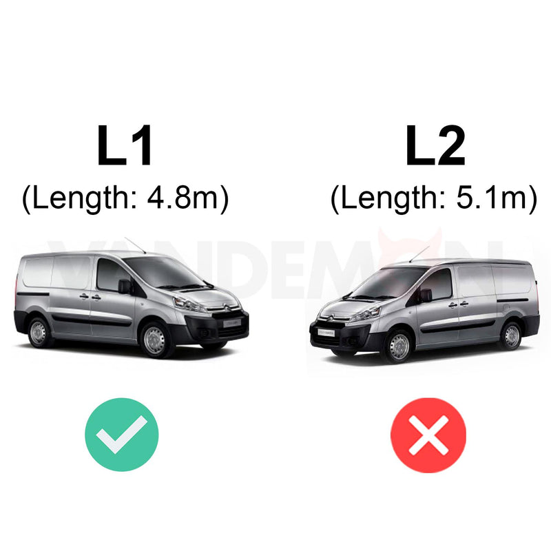 Citroen Dispatch (2007-2016) - Rhino Aluminium Roof Rack