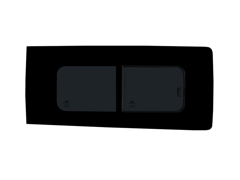 Ford Transit Custom (2013-2023) - Right Side Panel Dark Tint Opening Window & Fitting Kit
