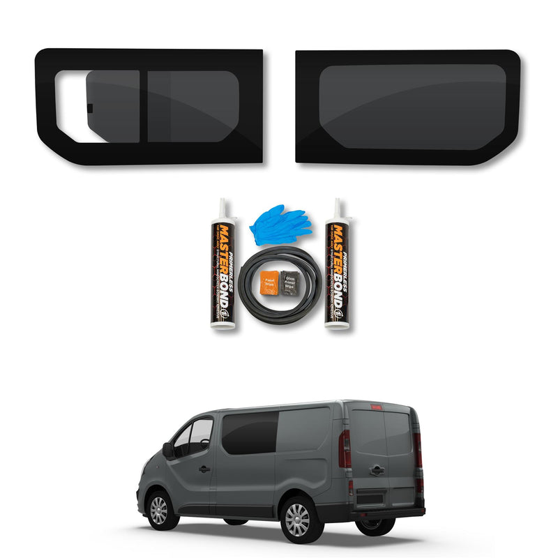 VD Glass - Nissan Nv300 2016-2021 Lh Side Open + Rh Side Fixed Tint