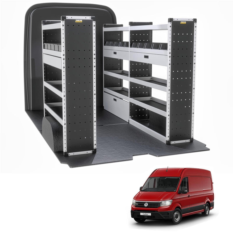 VW Crafter Van Guard Racking - Driver + Passenger Side [Gold Pack]