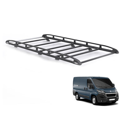 Peugeot Boxer (2006 onwards) - Rhino KammRack Black Roof Rack