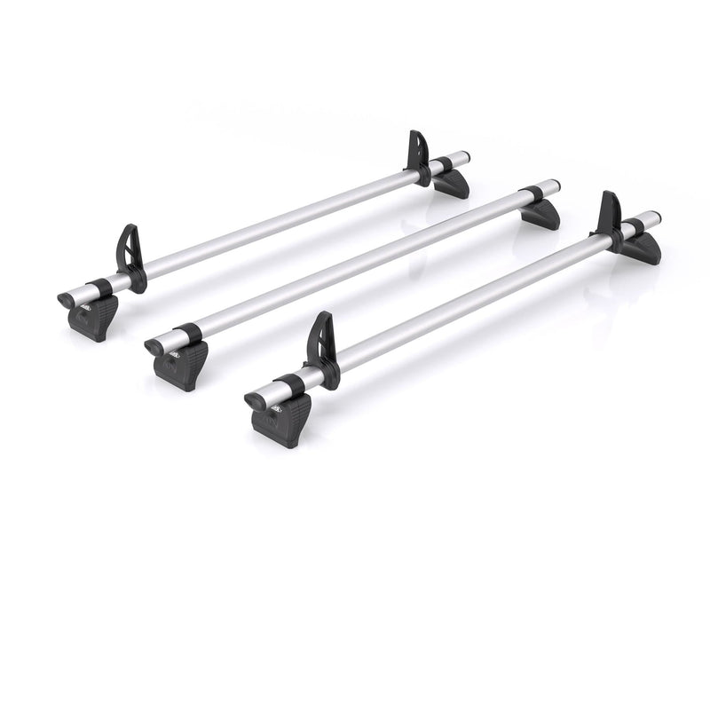 VW Transporter (2022-) Multivan - 3 Rhino Kammbar Pro Roof Bars (Aluminium)