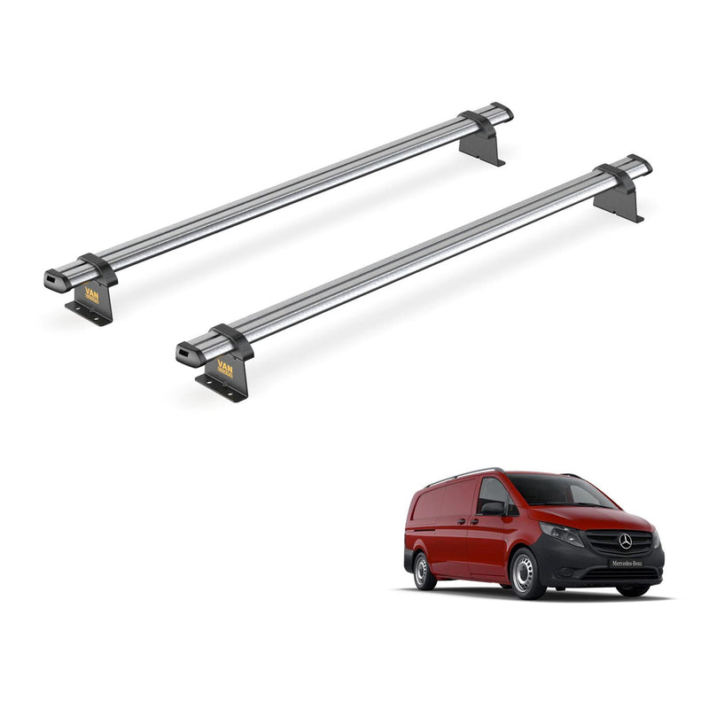 Mercedes Vito (2014-) - 2 Van Guard Ultibar Trade Roof Bars