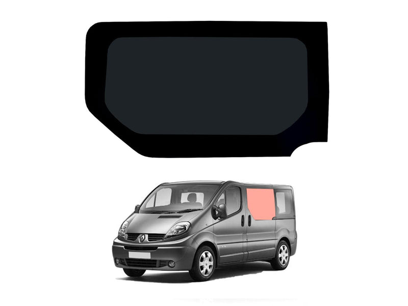 Renault Trafic (2001-2014) Passenger Side Fixed Window Privacy Camper Glass