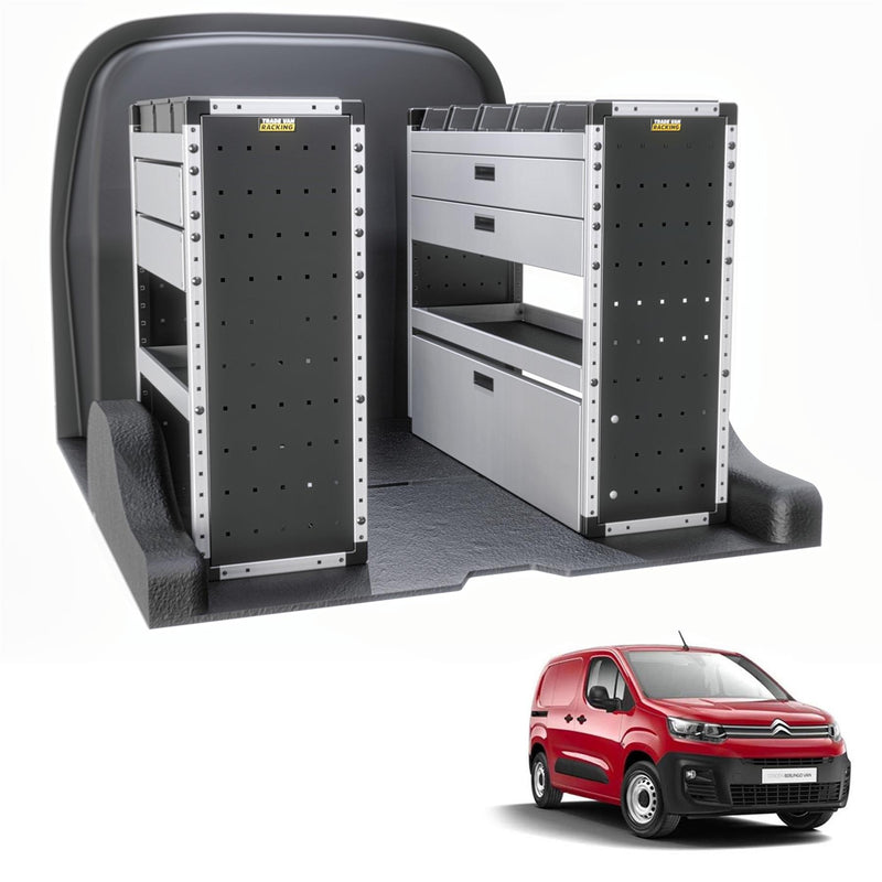 Citroen Berlingo Van Guard Racking - Driver + Passenger Side [Gold Pack]