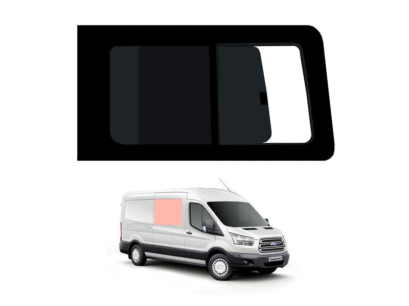 VD Glass - Ford Transit 2014- Rh Side Open Tint