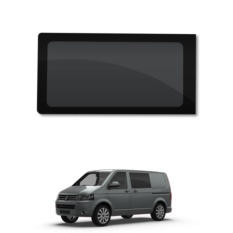 VW Transporter T5 (2003-2015) Passenger Side Fixed Window Privacy Camper Glass