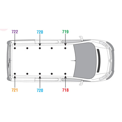 Citroen Dispatch (2007-2016) - Van Guard Ulti Roof Rack