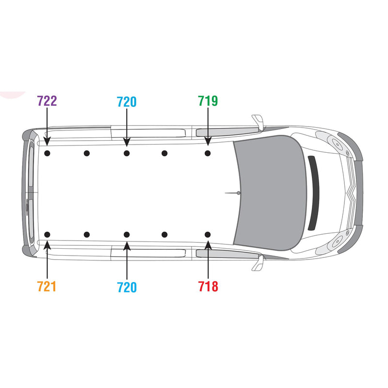 Citroen Dispatch (2007-2016) - Van Guard Ulti Roof Rack