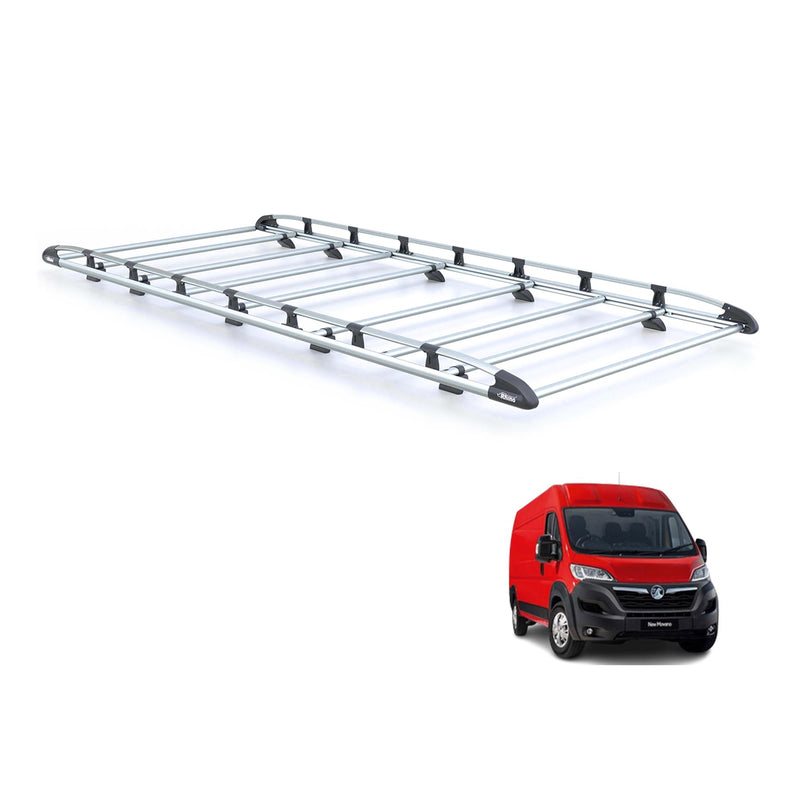 Vauxhall Movano (2021-) - Rhino KammRack Black Roof Rack