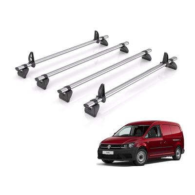VW Caddy (2015-2020) - Rhino Kammbar Fleet Roof Bars