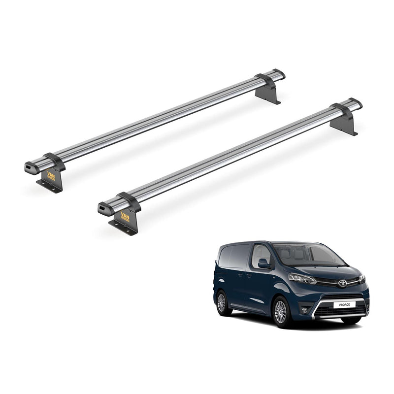 Toyota ProAce (2016-2024) - 2 Van Guard Ultibar Trade Roof Bars