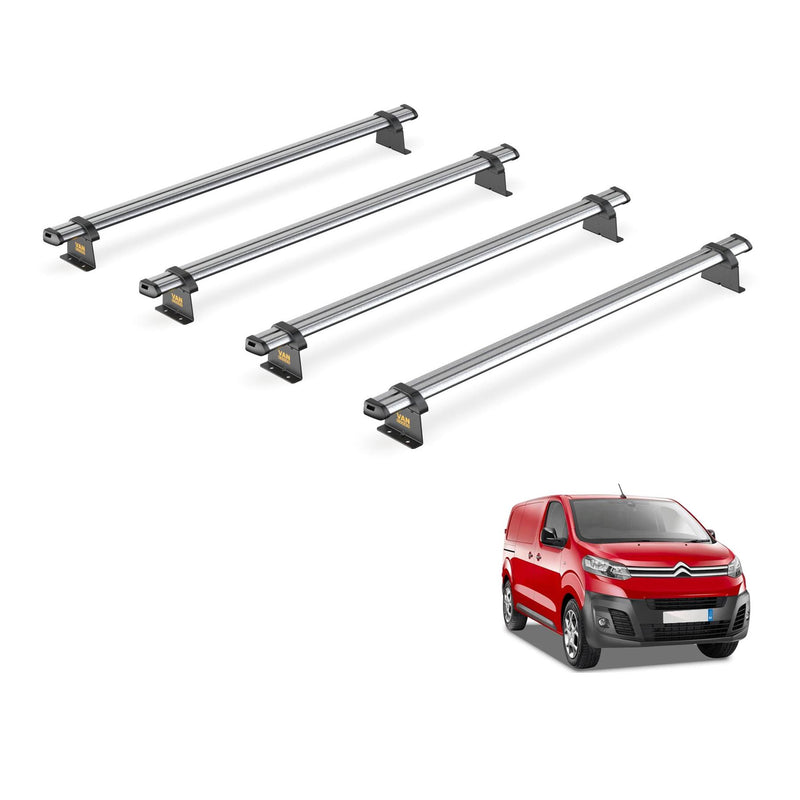 Peugeot Expert (2016-) - 4 Van Guard Ultibar Trade Roof Bars