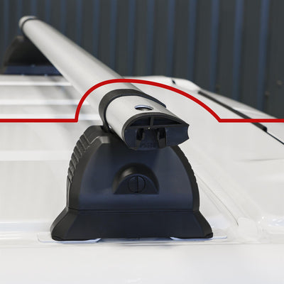 VW Caddy Roof Rack for 2020+ Maxi Model [Tailgate] Rhino KammRack