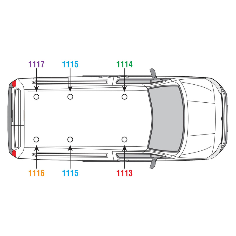 Vauxhall Combo (2018-) - Van Guard Ulti Roof Rack