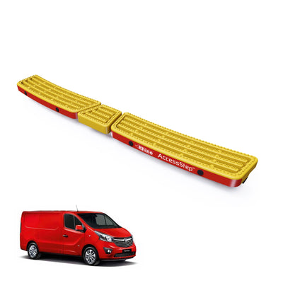 Vauxhall Vivaro (2014-2019) Yellow Triple AccessStep - With Reverse Sensors