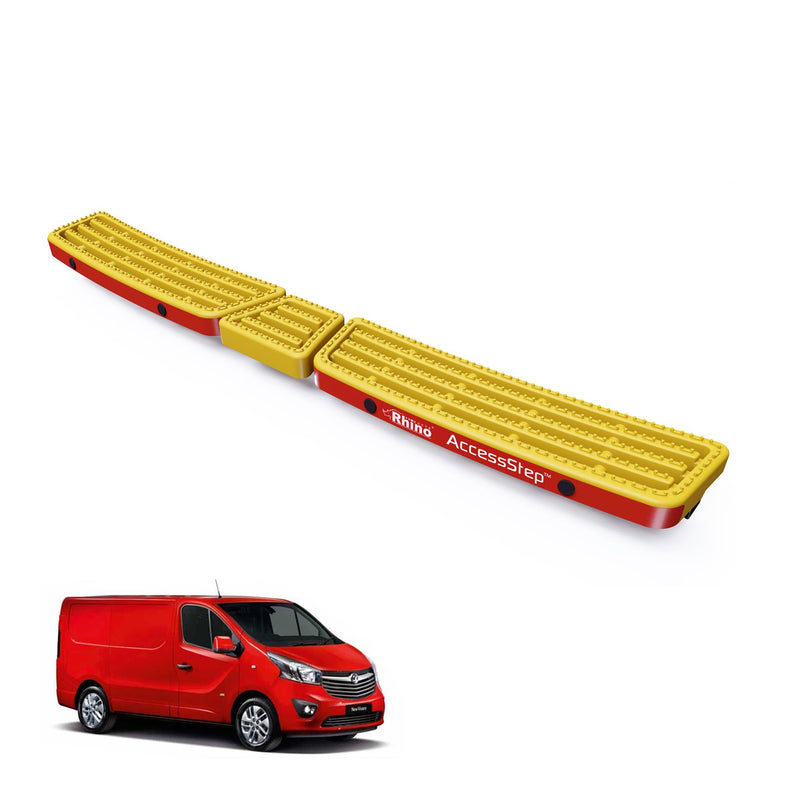 Vauxhall Vivaro (2014-2019) Yellow Triple AccessStep - With Reverse Sensors