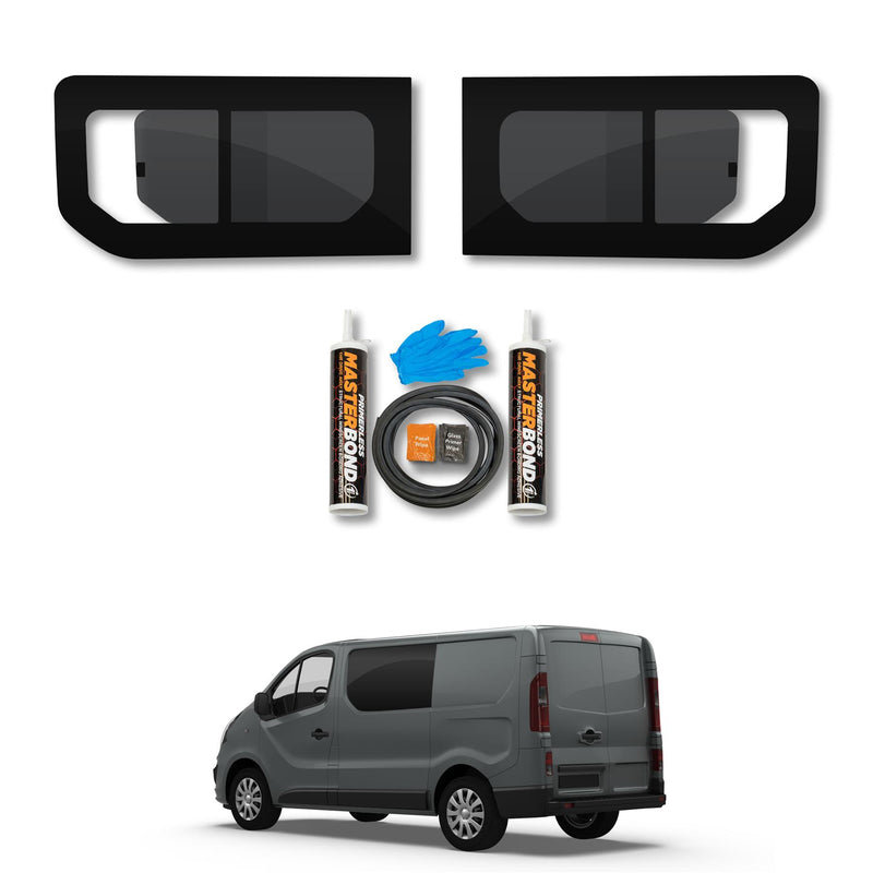 VD Glass - Nissan Nv300 2016-2021 Lh Side Open + Rh Side Open Tint Fitting Kit