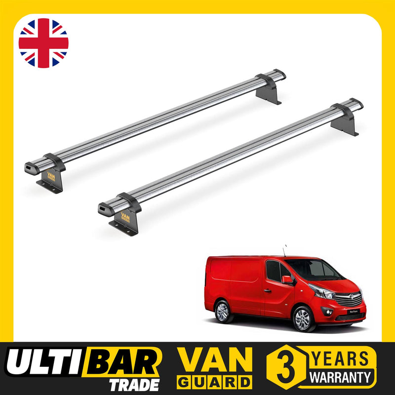 Vauxhall Vivaro (2014-2019) - 2 Van Guard Ultibar Trade Roof Bars