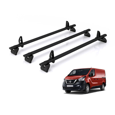 Nissan NV300 (2016-2021) - Rhino Kammbar Black Roof Bars