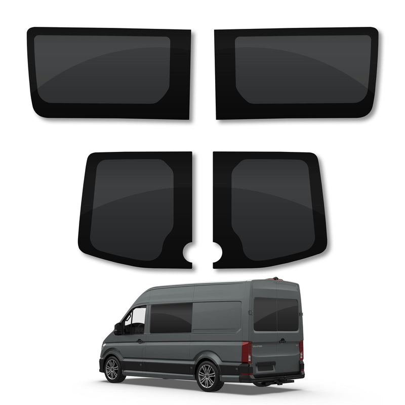 VD Glass - Volkswagen Crafter 2006-2017 - Lh Side Fixed + Rh Side Fixed Tint + Rear Doors