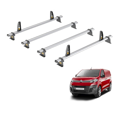 Citroen Dispatch (2016-) - 4 Van Guard Ultibar Plus Roof Bars