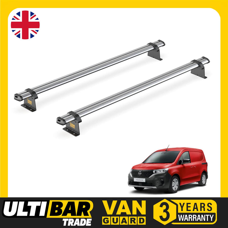 Van Guard Ulti Bar Trade 2 Bars Roof Rack For The Nissan Townstar 2022+