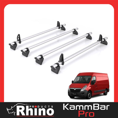 Vauxhall Movano (2010-2020) - Rhino Kammbar Pro Roof Bars