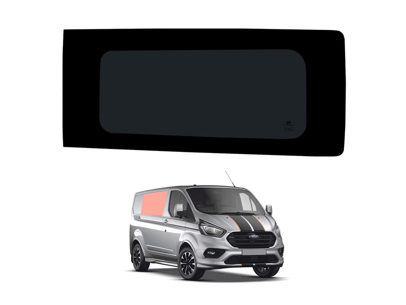 Ford Transit Custom (2013-2023) Driver Side Fixed Window Privacy Camper Glass