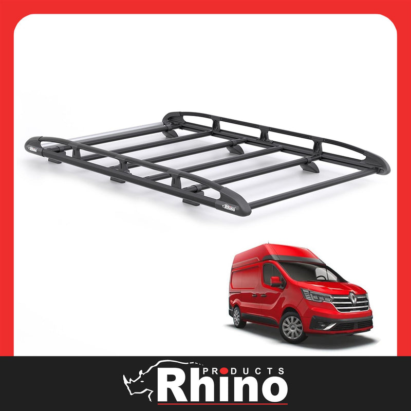 Renault Trafic (2014-) - Rhino KammRack Black Roof Rack