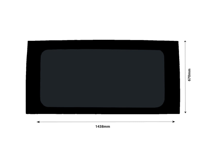 VD Glass - Fiat Ducato 2006 - (L2,L3,L4/H1,H2,H3) (L2,L3,L4/H1,H2,H3) Lh Side Open + Rh Side Fixed Tint Fitting Kit