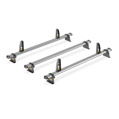 Toyota ProAce Roof Rack (2013-16 Low Roof (H1) 3x Roof Bars Van Guard Ulti Trade