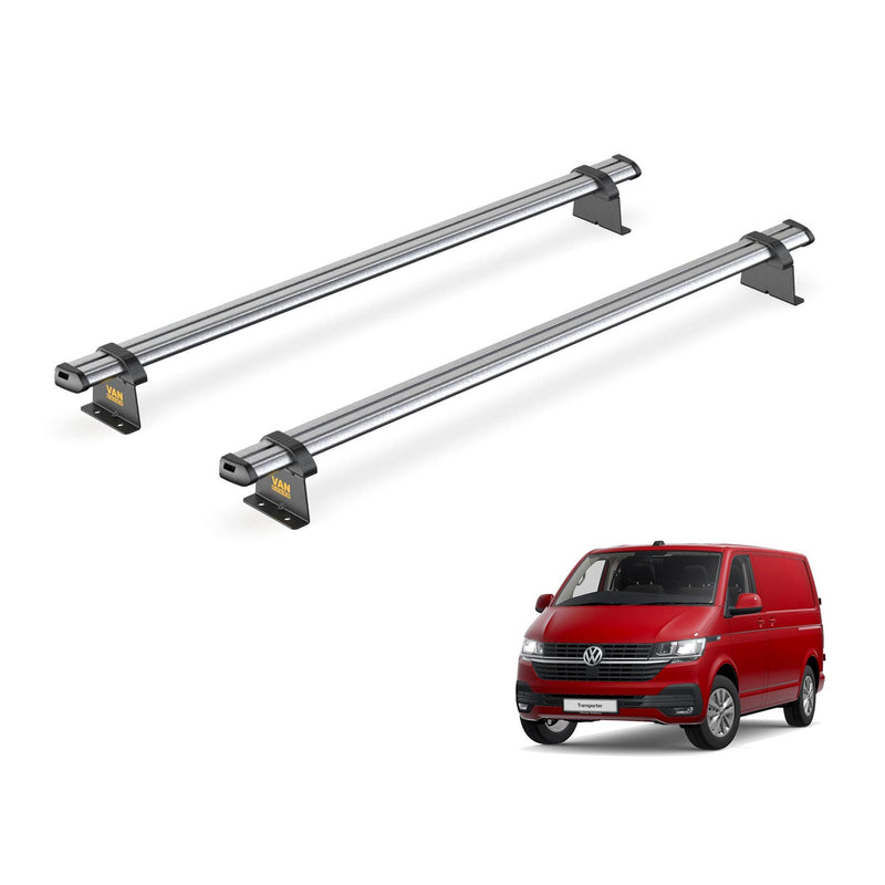 VW Transporter (2015-2024) - 2 Van Guard Ultibar Trade Roof Bars