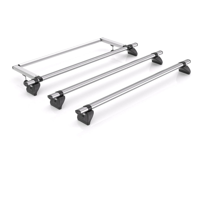 VW Crafter Roof Rack Fits 2017+ Low/High Roof 3x Bars + Roller Rhino Kammbar